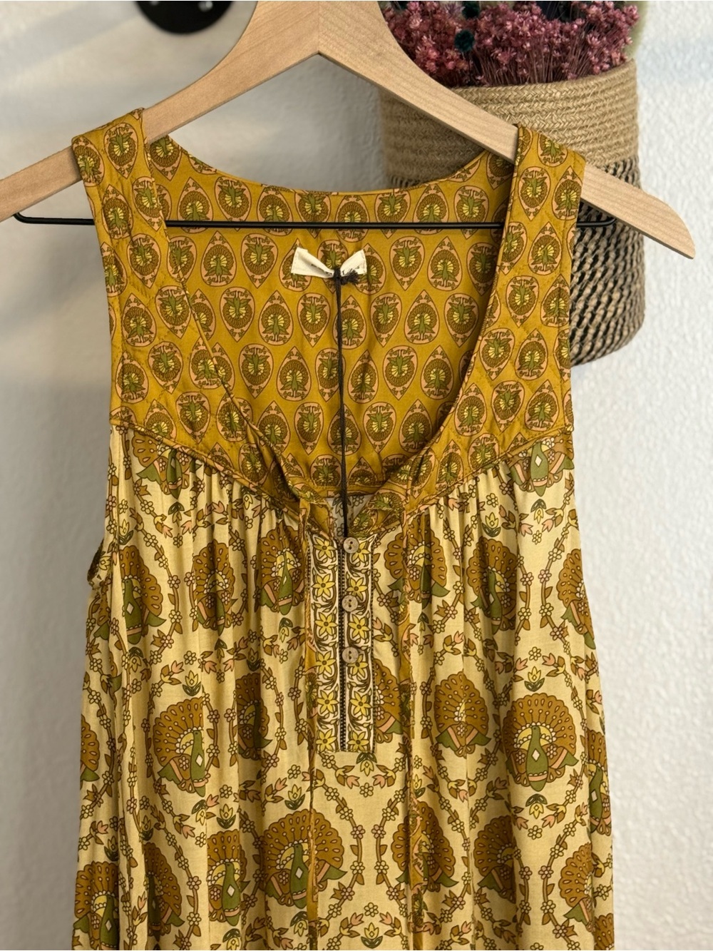 NWT Spell Château Maxi Sundress Champagne XS - Picture 7 of 15